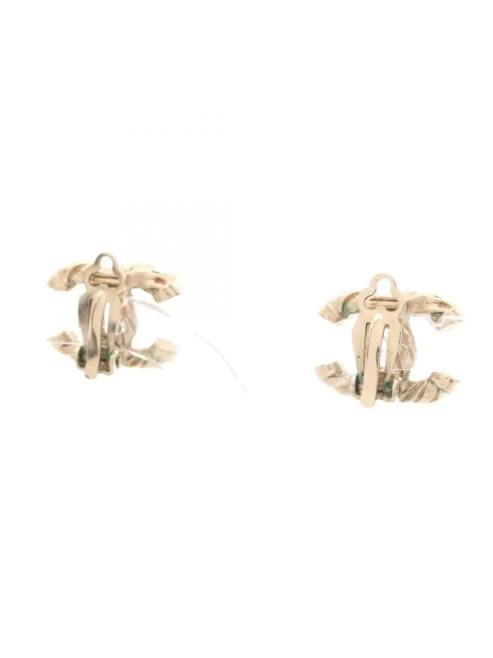 Chanel Cc Logo Clip-On Earrings Metal #343188C73B